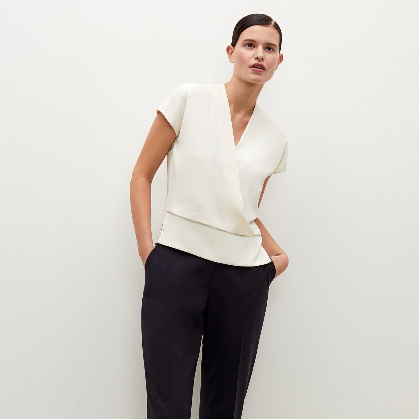 Antonia Top - Eco Soft Wave :: Ivory