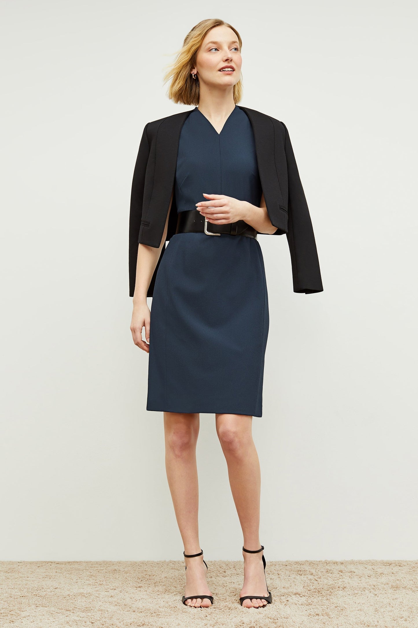 Aditi Dress - Recycled WonderTex :: Midnight