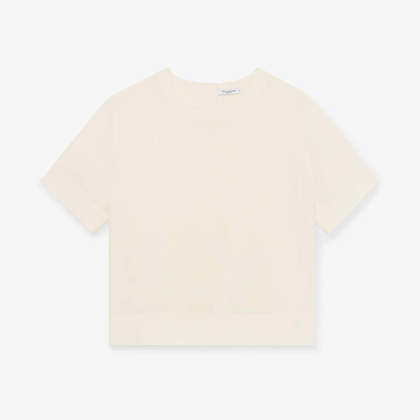 Annika Tee - Washable Silk :: Ivory