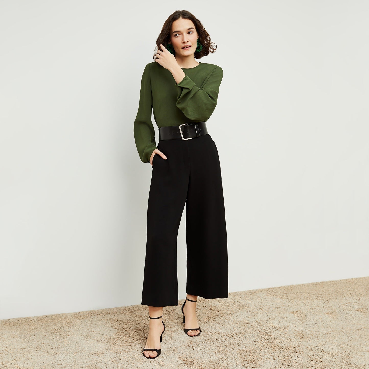 Zhou Culotte - Eco Heavy Soft Wave :: Black