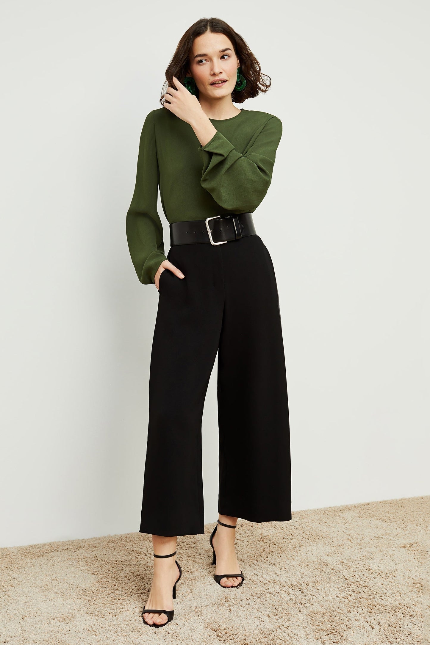 Zhou Culotte - Eco Heavy Soft Wave :: Black
