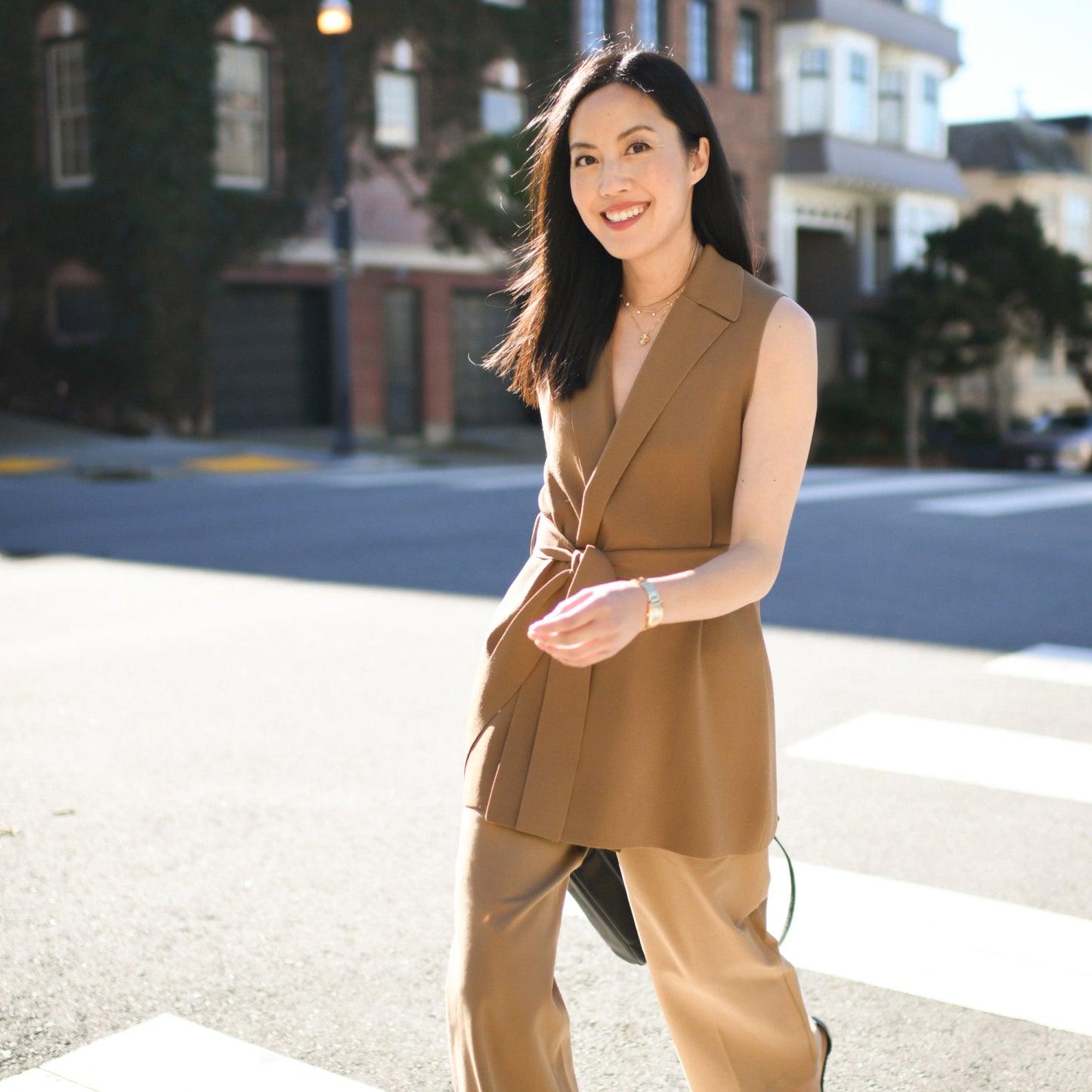 Anh Jardigan - Jardigan Knit :: Saddle