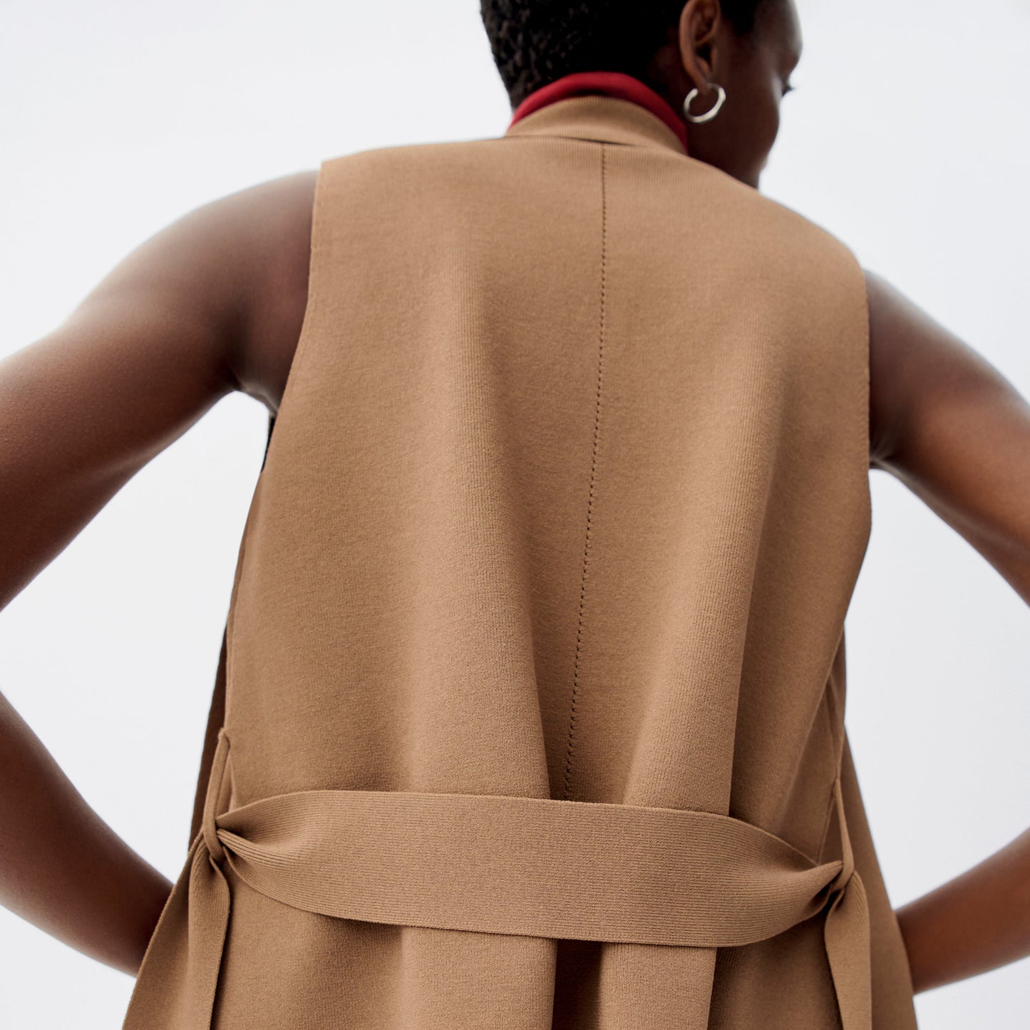 Anh Jardigan - Jardigan Knit :: Saddle