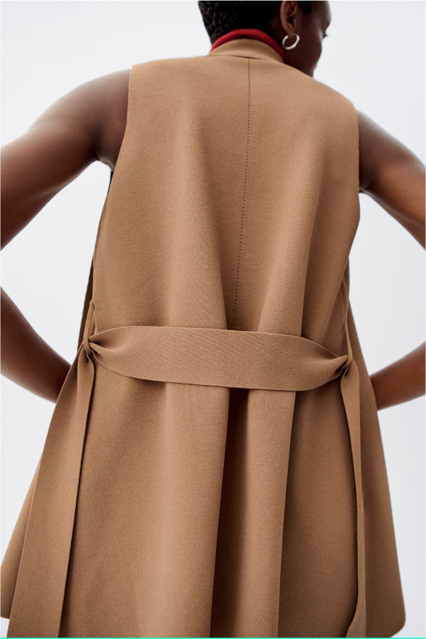 Anh Jardigan - Jardigan Knit :: Saddle