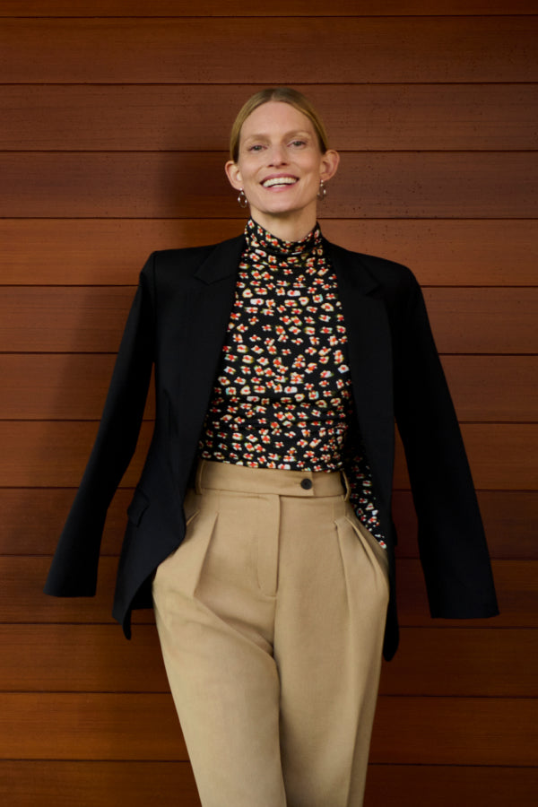 Axam Layering Turtleneck - Printed Jersey :: Kaleidoscope Print