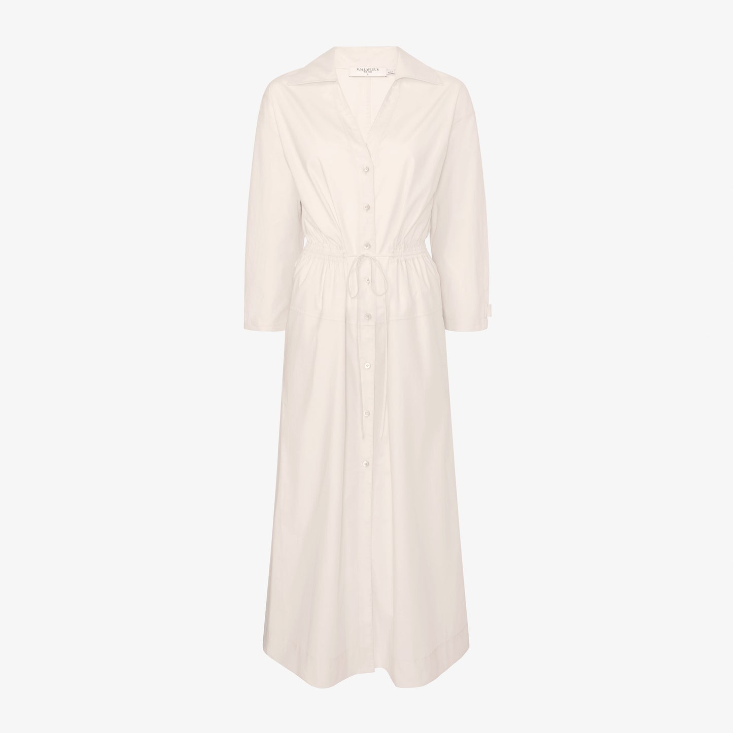 Boden Al Fresco Dress - Cotton Poplin :: Eggshell