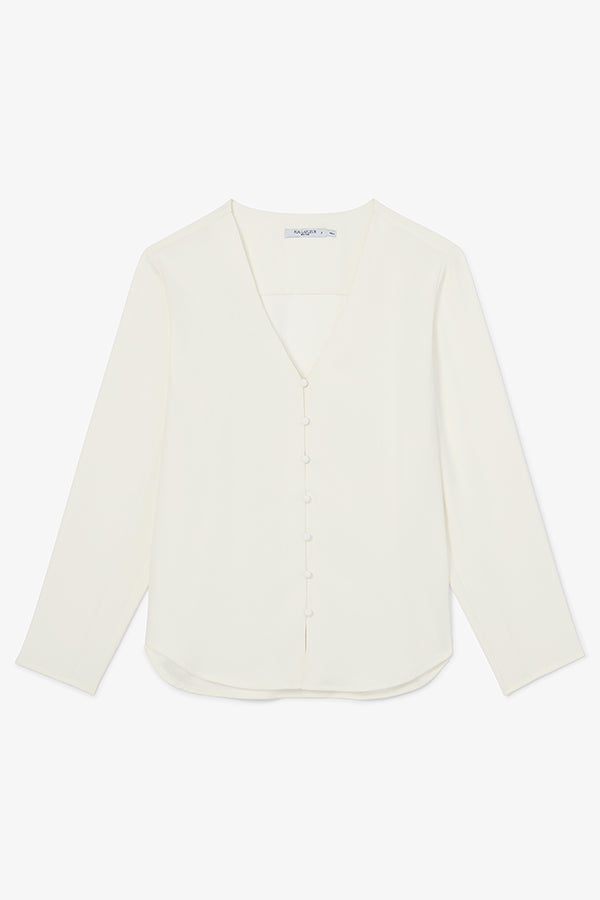Bobbie Top - Eco Soft Wave :: Alabaster