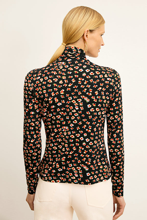 Axam Layering Turtleneck - Printed Jersey :: Kaleidoscope Print