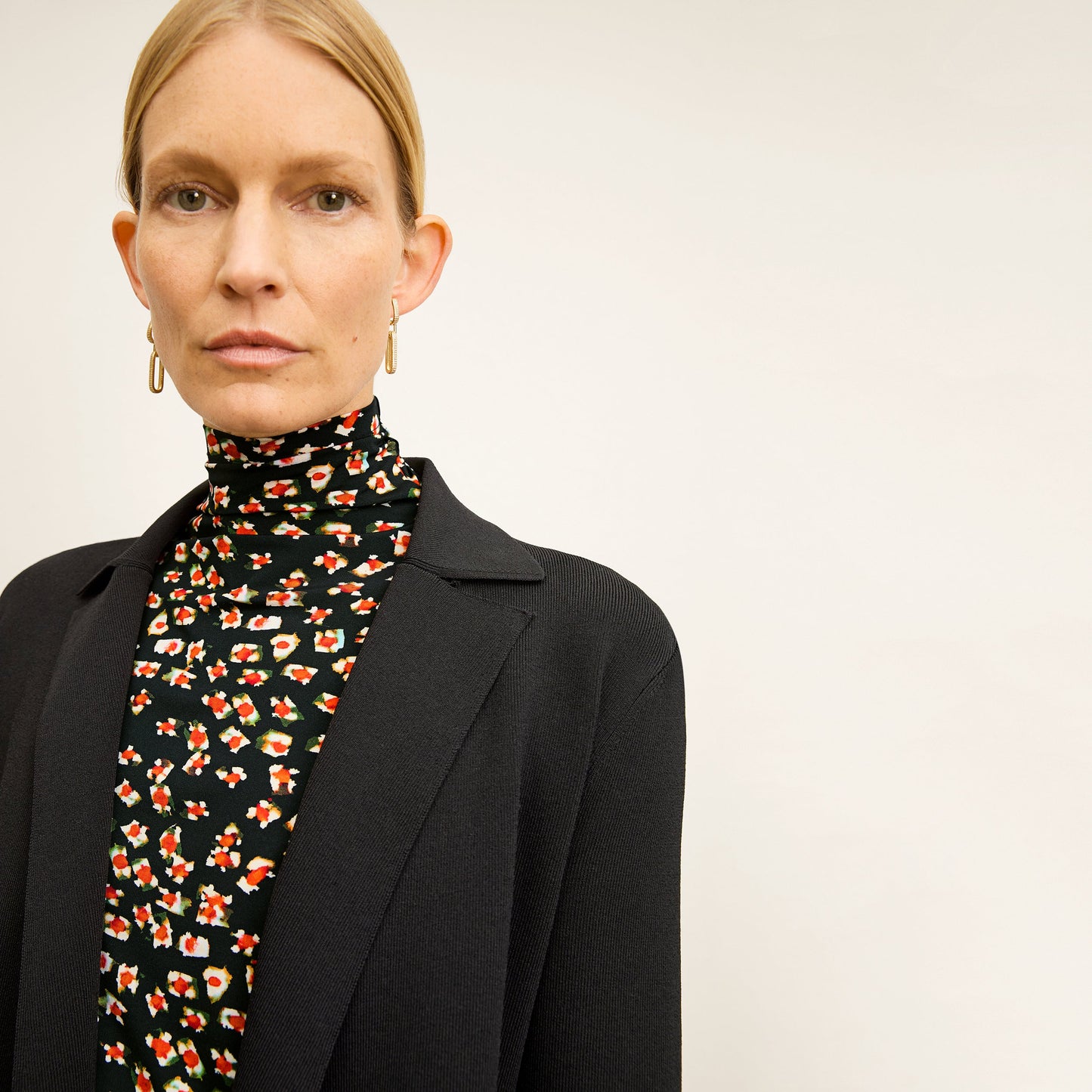 Axam Layering Turtleneck - Printed Jersey :: Kaleidoscope Print