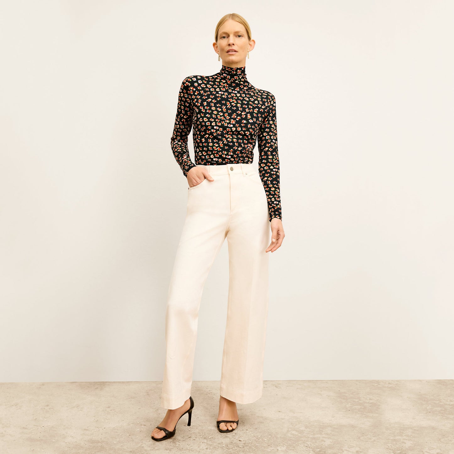 Axam Layering Turtleneck - Printed Jersey :: Kaleidoscope Print