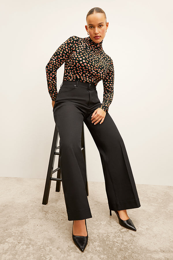 Axam Layering Turtleneck - Printed Jersey :: Kaleidoscope Print