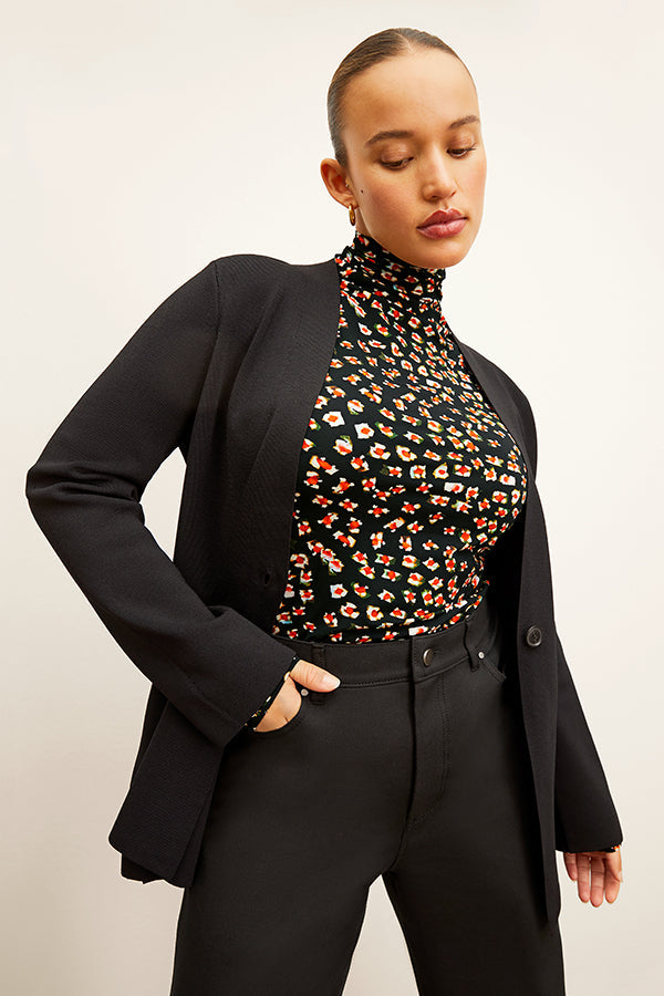 Axam Layering Turtleneck - Printed Jersey :: Kaleidoscope Print