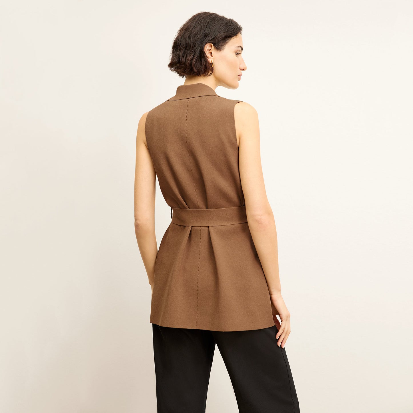 Anh Jardigan - Jardigan Knit :: Saddle