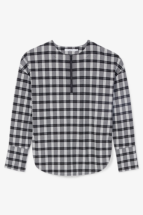Tully Top - Knit Suiting :: Checkmate