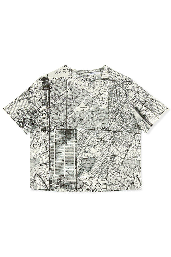 Annika Tee - Washable Silk :: Borough Print
