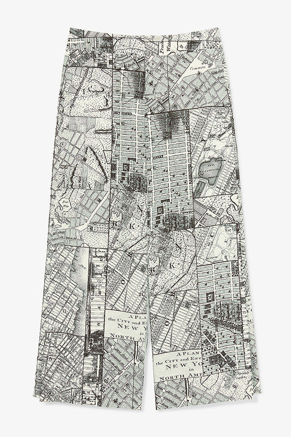 Zhou Culotte - Washable Silk :: Borough Print