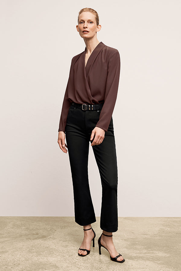 Antoinette Top - Eco Soft Wave :: Espresso