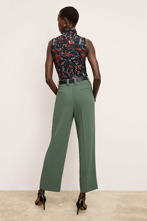 Arlo Breeze Pant - Everyday Crepe :: Dusty Pine