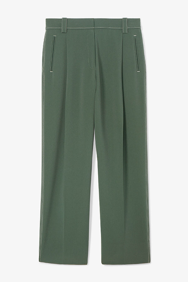 Arlo Breeze Pant - Everyday Crepe :: Dusty Pine