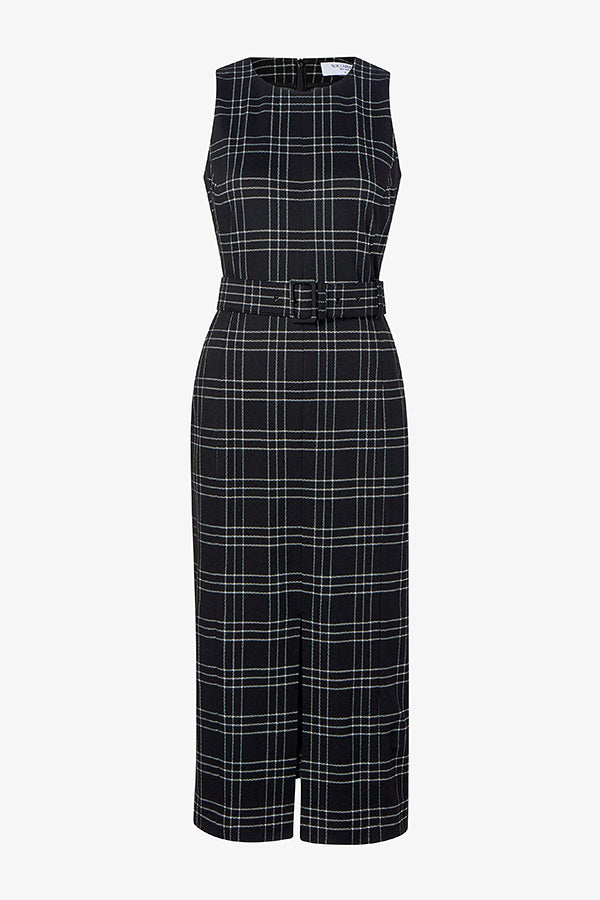 Ashtin Dress - Knit Suiting :: Plaid