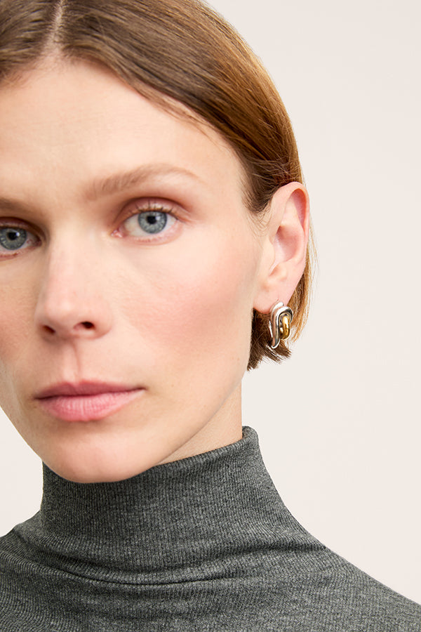 Axam Layering Turtleneck - Organic Ribbed Pima Cotton :: Charcoal