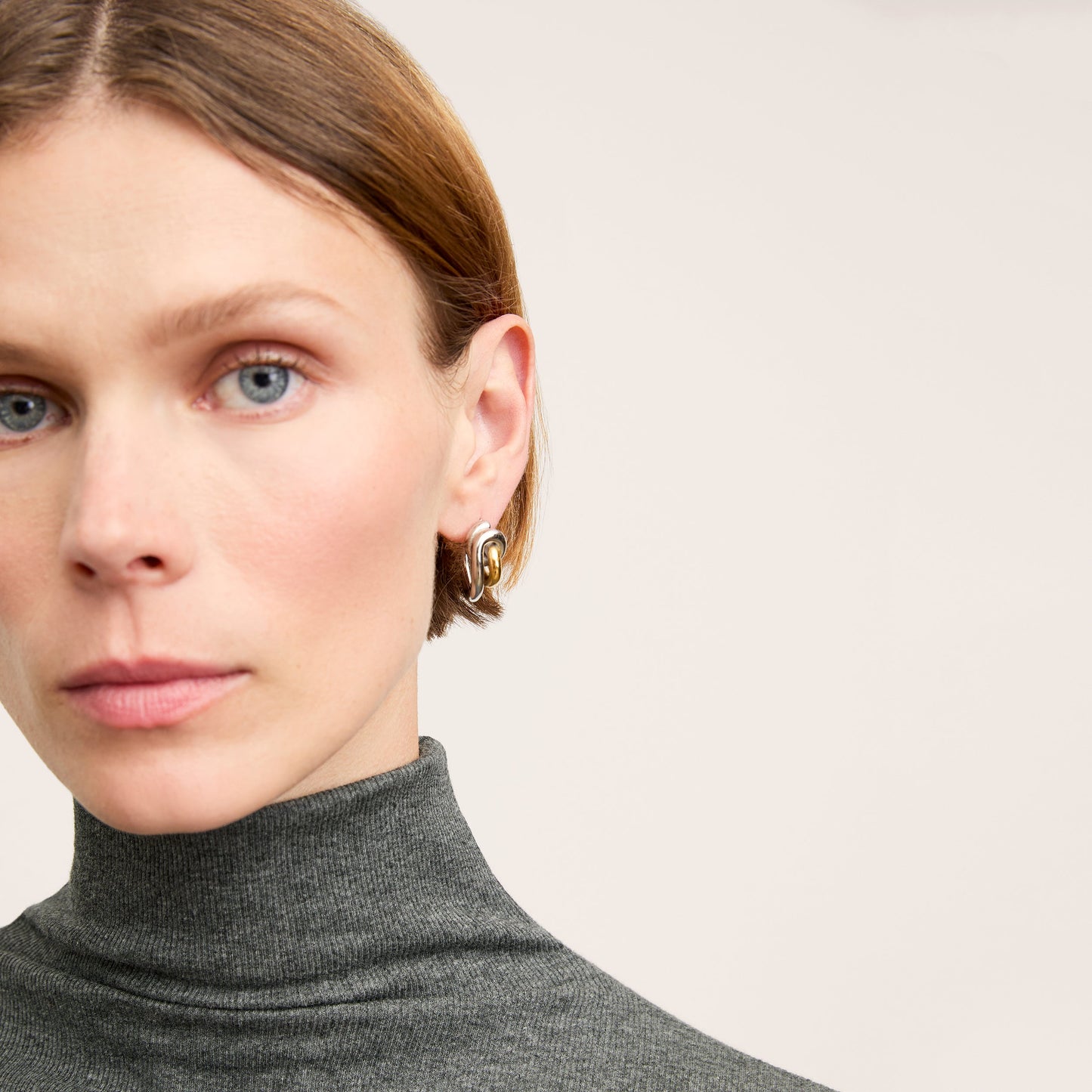 Axam Layering Turtleneck - Organic Ribbed Pima Cotton :: Charcoal