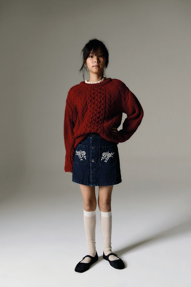 Tibet Jumper Ruby Dusk Sample 6y