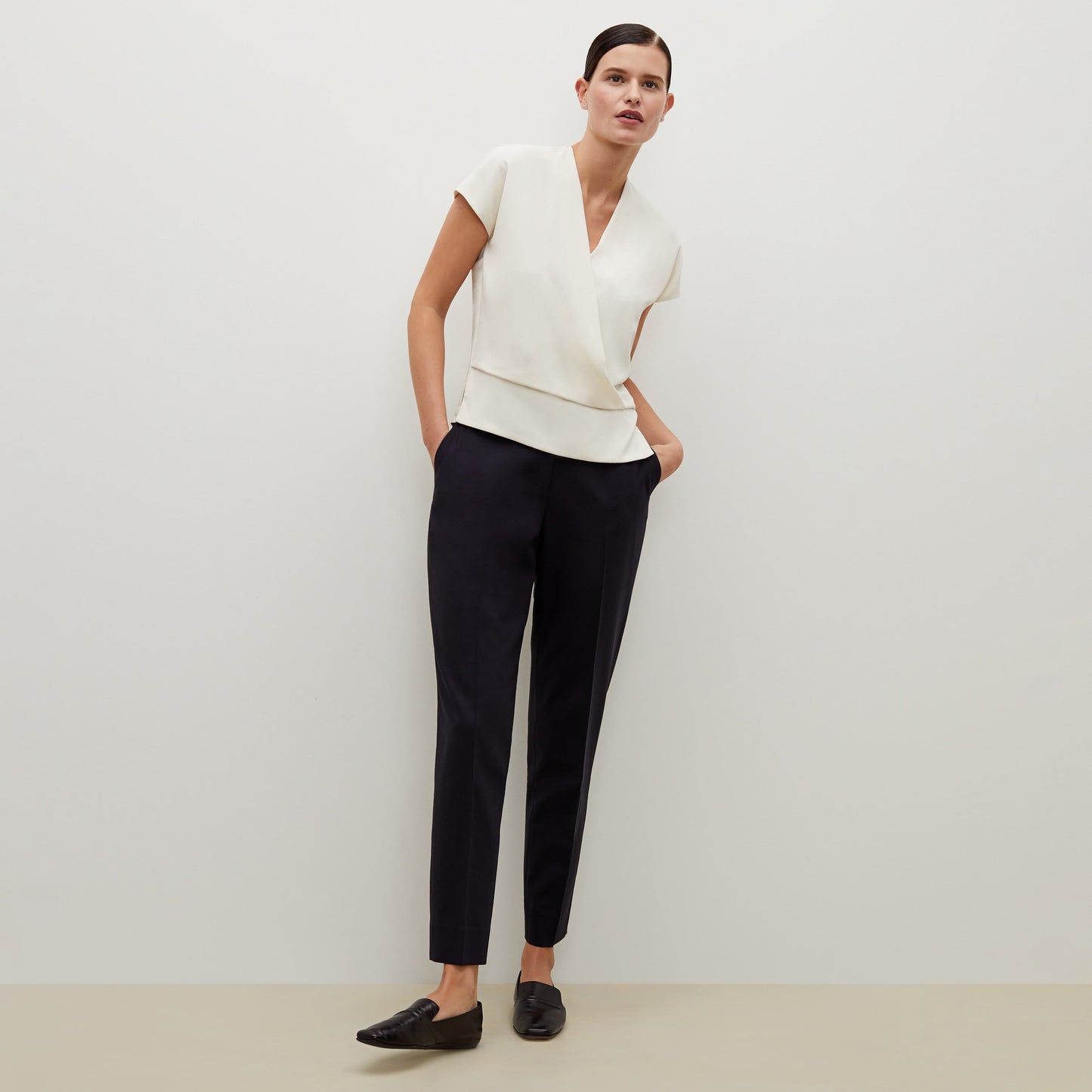 Antonia Top - Eco Soft Wave :: Ivory