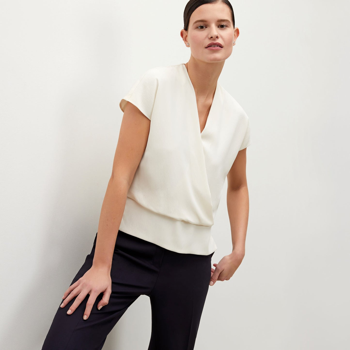 Antonia Top - Eco Soft Wave :: Ivory