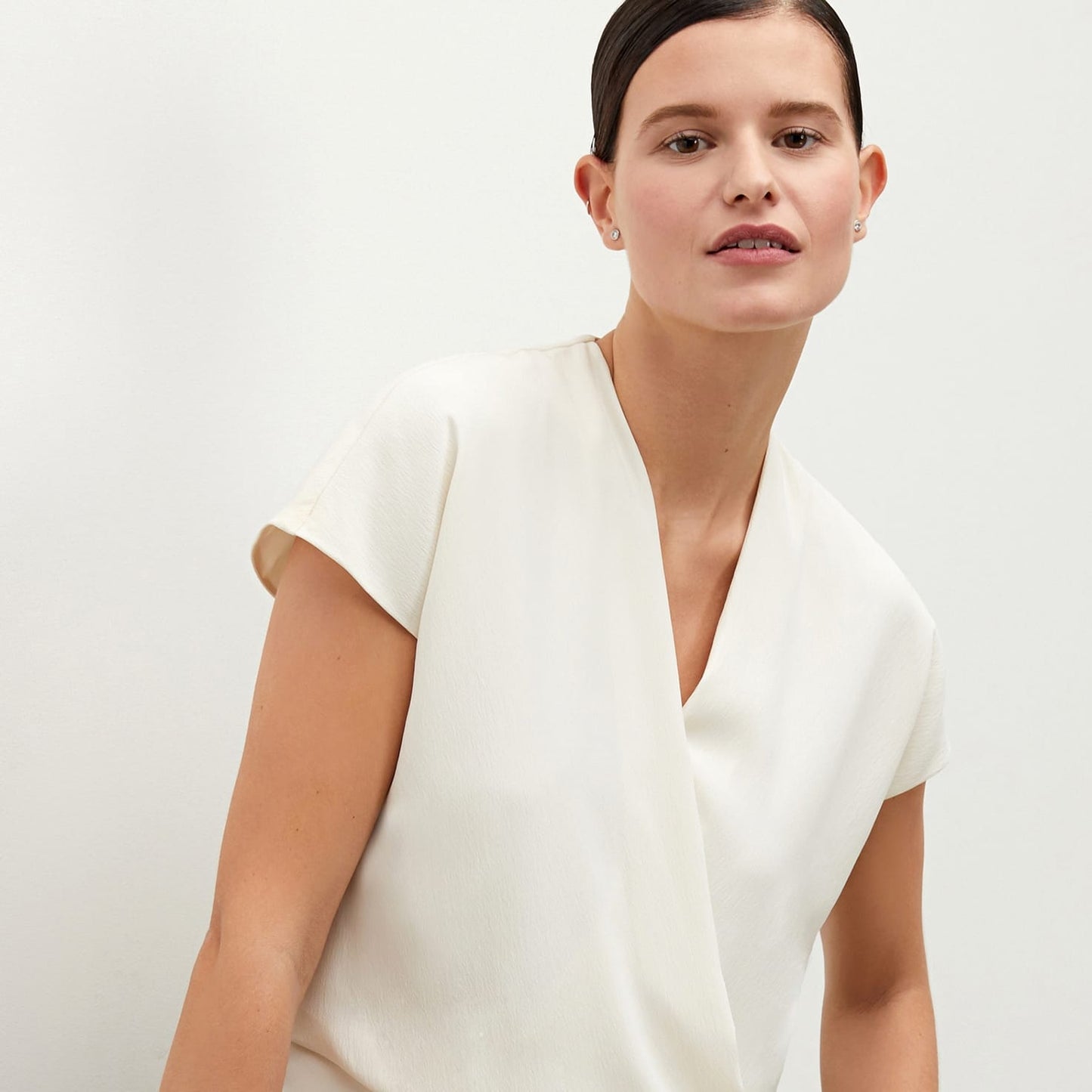 Antonia Top - Eco Soft Wave :: Ivory