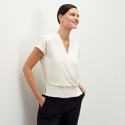 Antonia Top - Eco Soft Wave :: Ivory