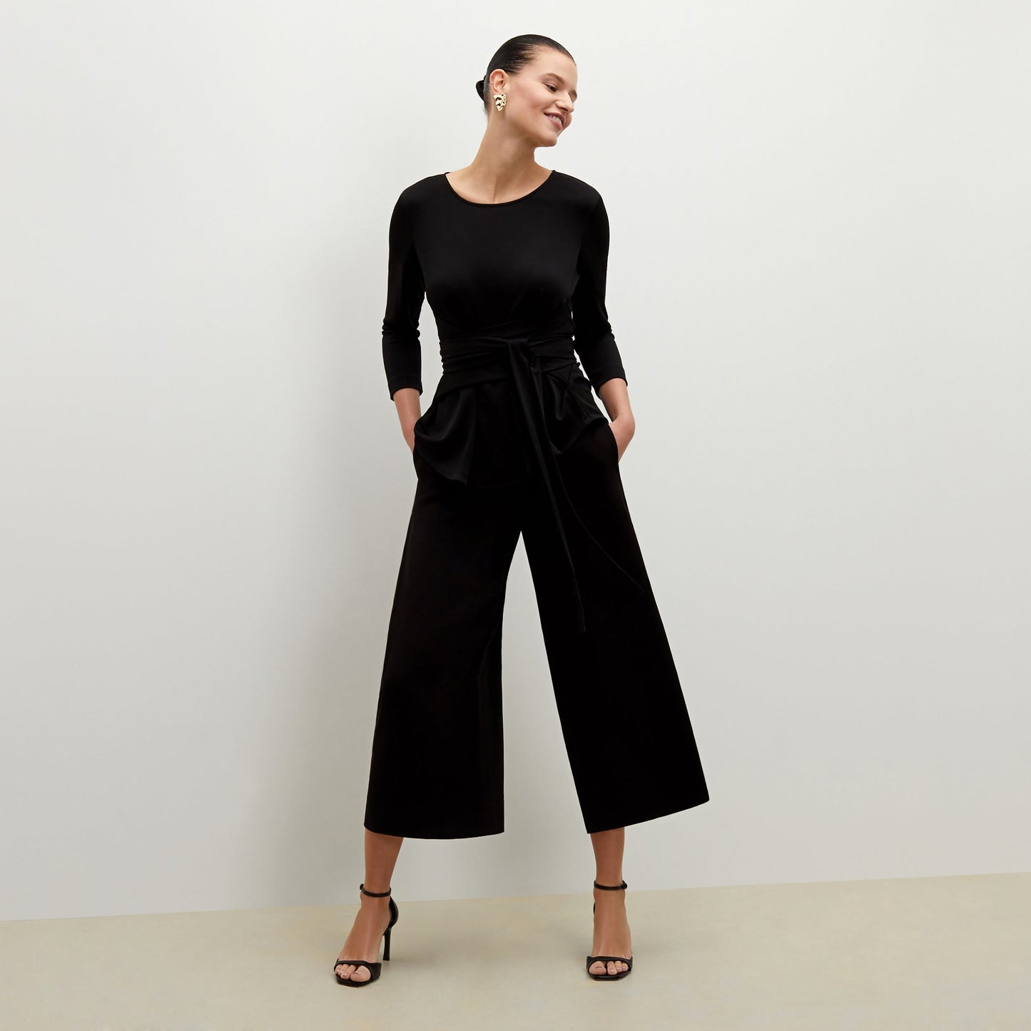 Zhou Culotte - Eco Heavy Soft Wave :: Black