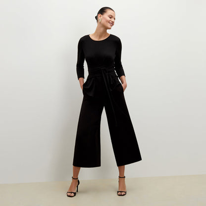 Zhou Culotte - Eco Heavy Soft Wave :: Black