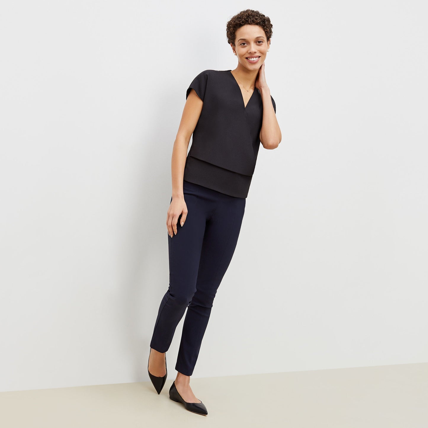 Antonia Top - Eco Soft Wave :: Black
