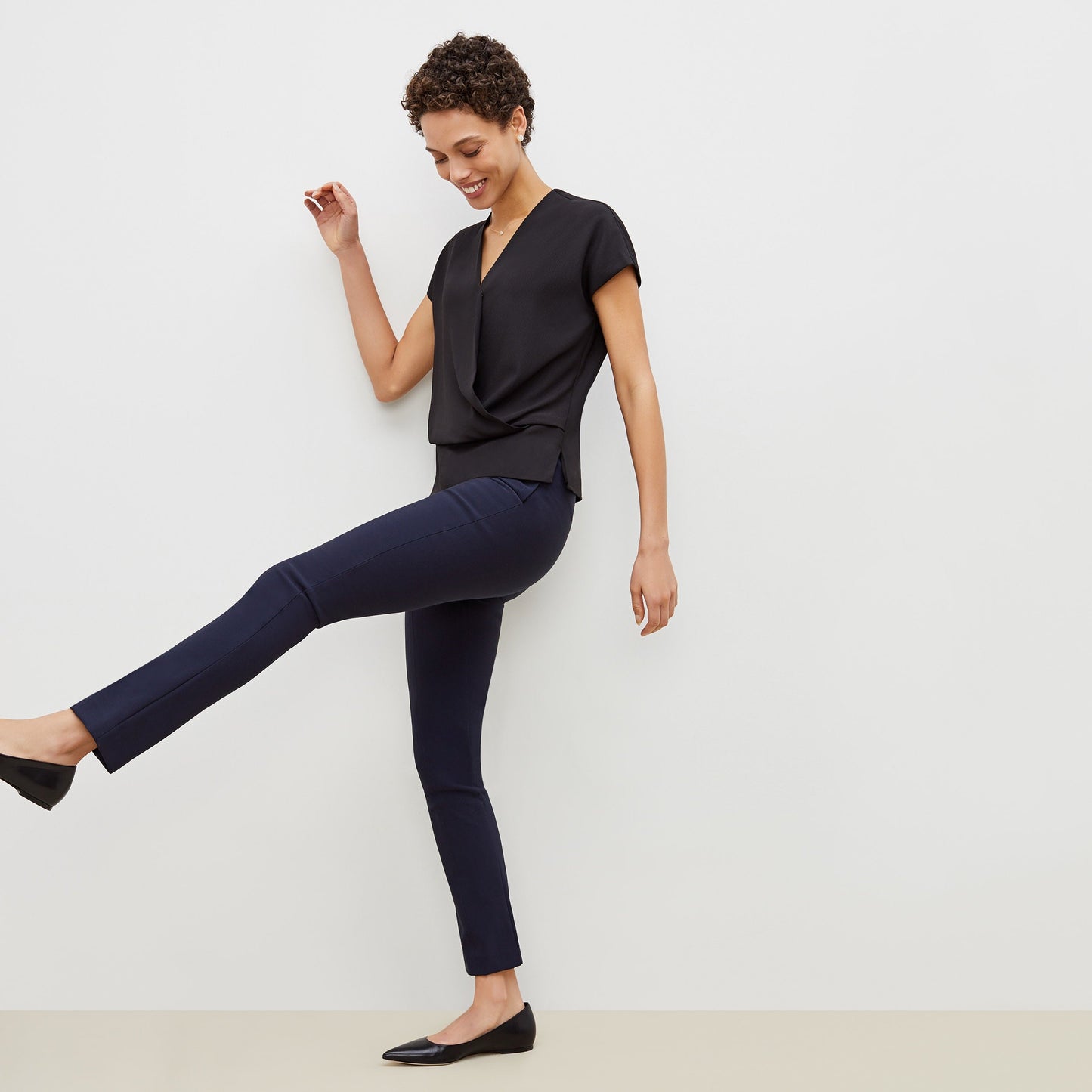 Antonia Top - Eco Soft Wave :: Black