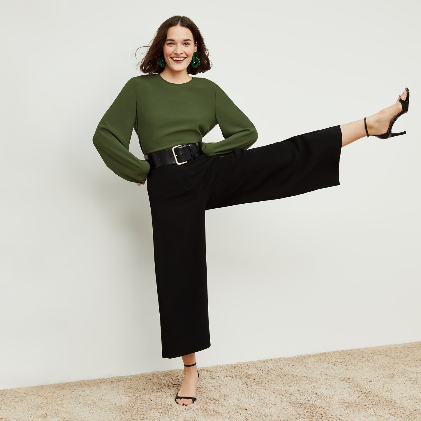 Zhou Culotte - Eco Heavy Soft Wave :: Black