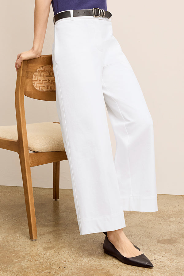 Abby Jean - Eco Better Than Denim :: White