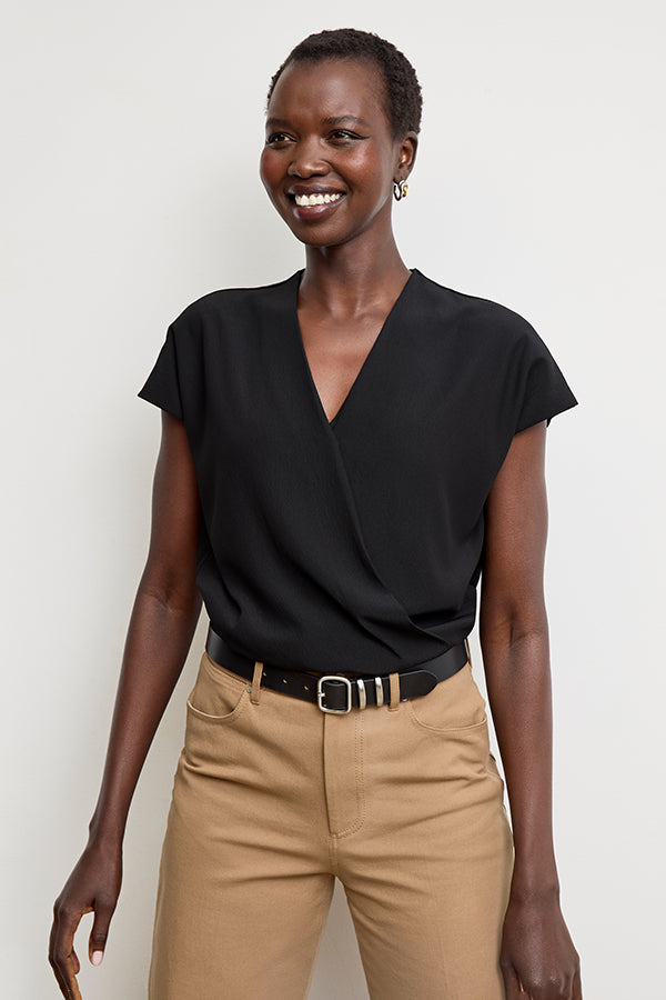 Antonia Top - Eco Soft Wave :: Black