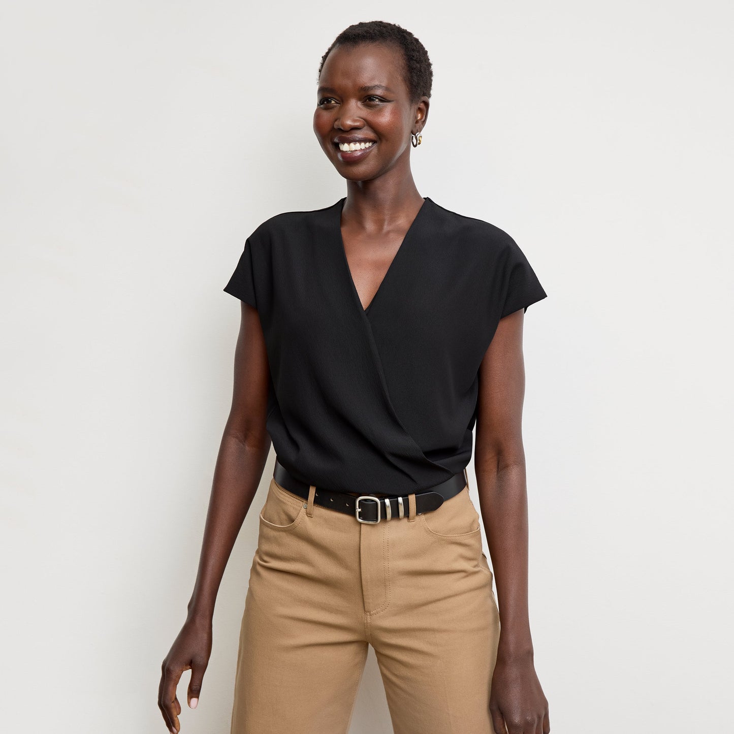Antonia Top - Eco Soft Wave :: Black
