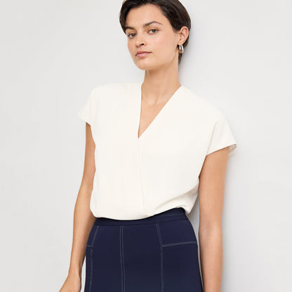 Antonia Top - Eco Soft Wave :: Ivory