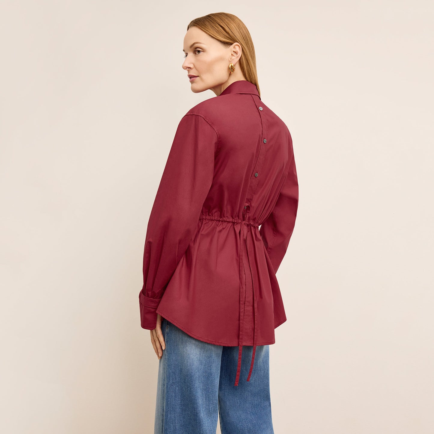 Bentley Al Fresco Shirt - Cotton Poplin :: Cinnabar