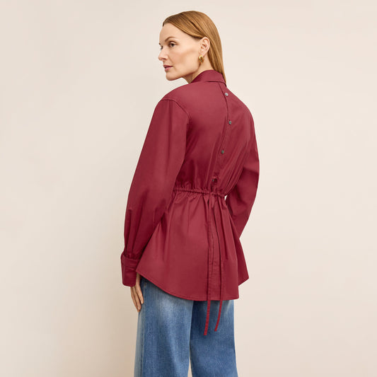 Bentley Al Fresco Shirt - Cotton Poplin :: Cinnabar