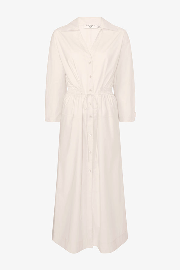 Boden Al Fresco Dress - Cotton Poplin :: Eggshell