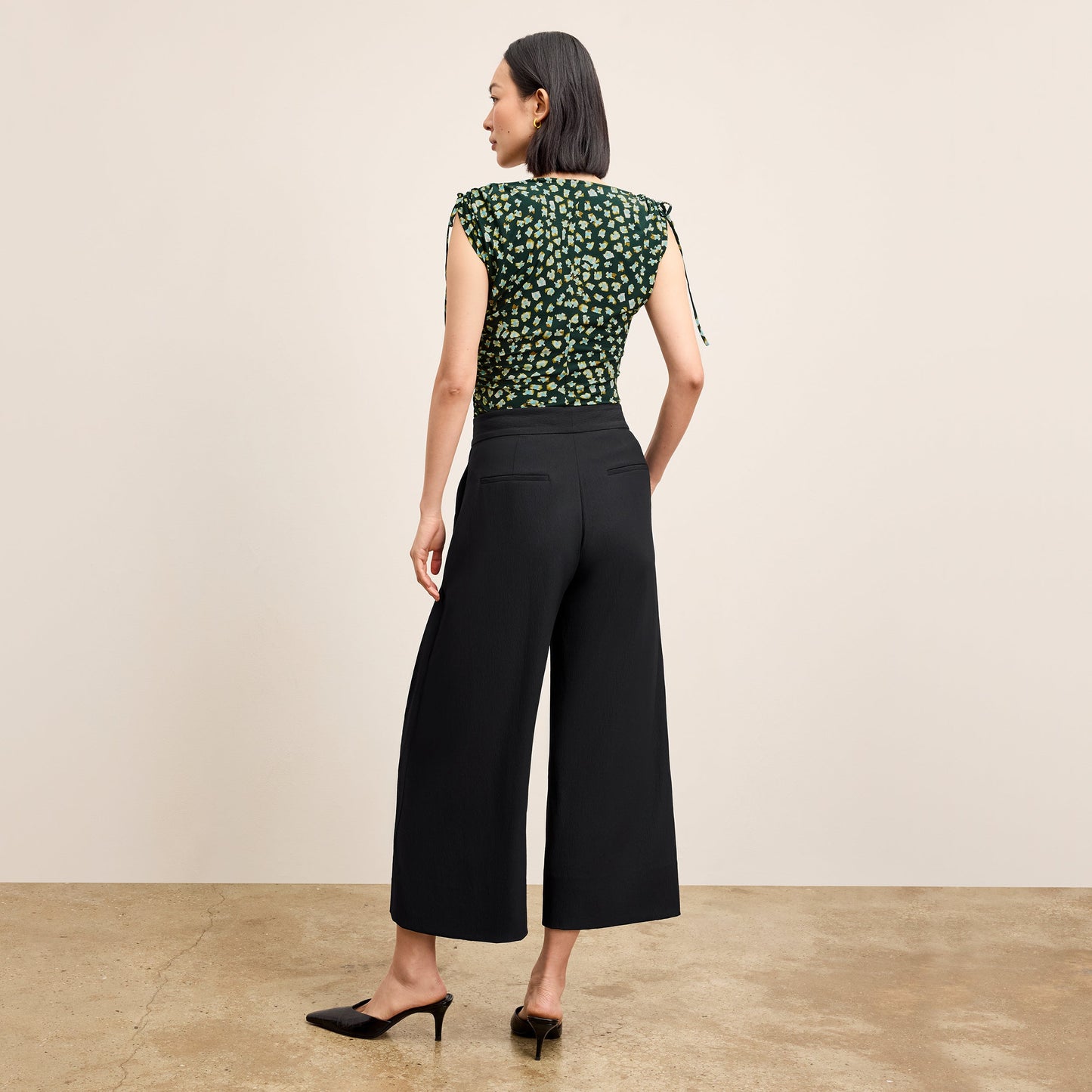 Zhou Culotte - Eco Heavy Soft Wave :: Black