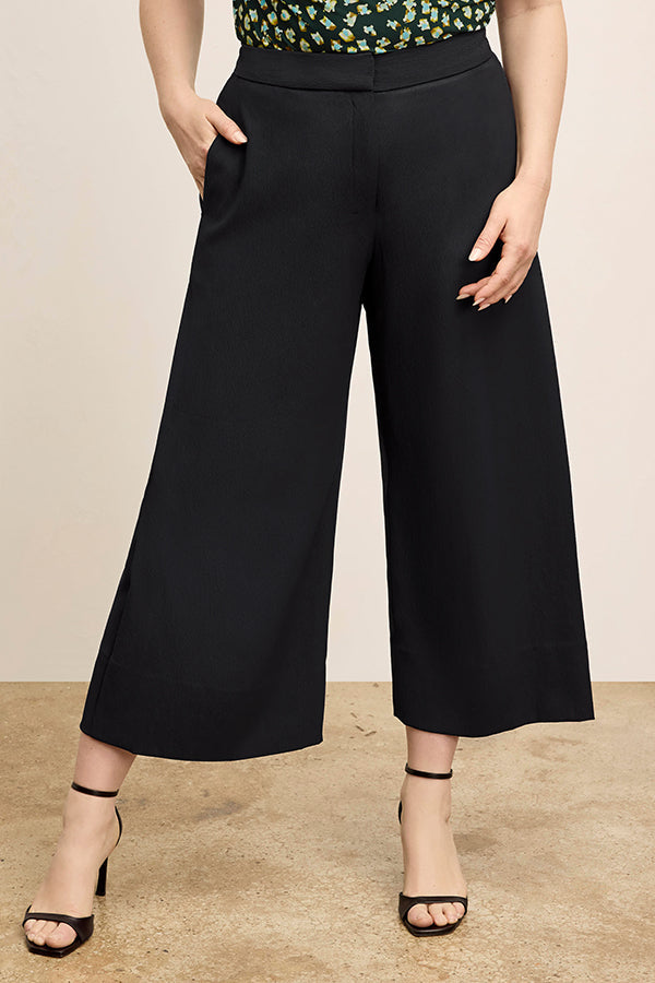 Zhou Culotte - Eco Heavy Soft Wave :: Black