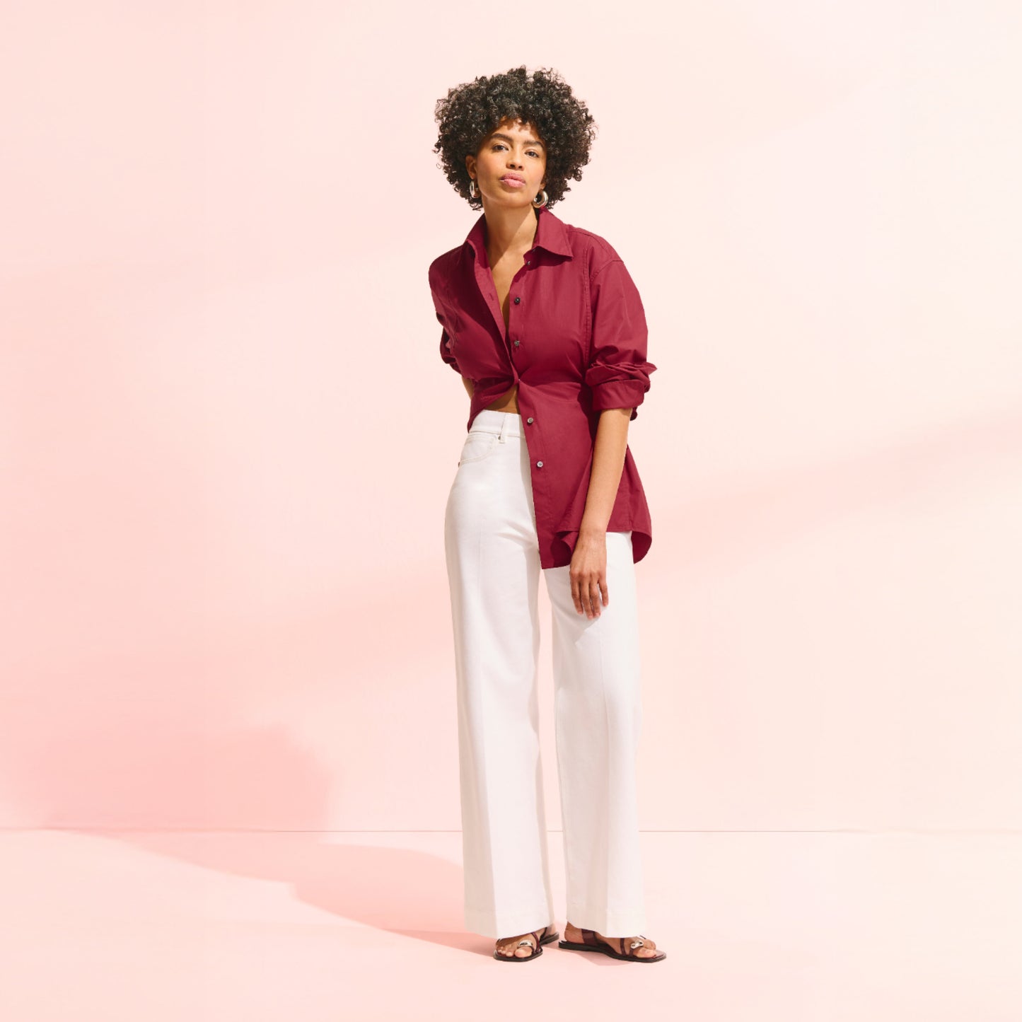 Bentley Al Fresco Shirt - Cotton Poplin :: Cinnabar