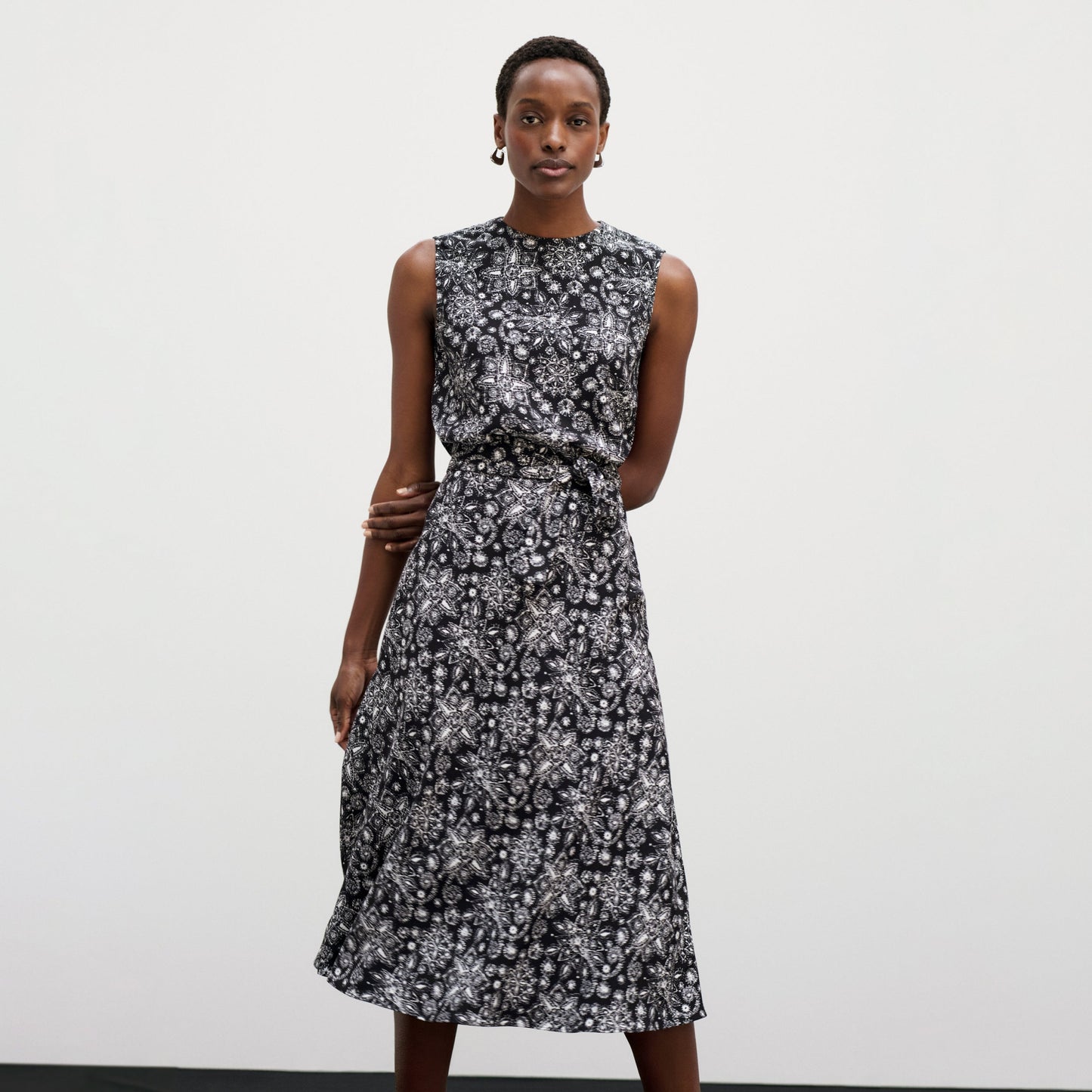Orchard Skirt - Eco Sateen :: Kerala Print
