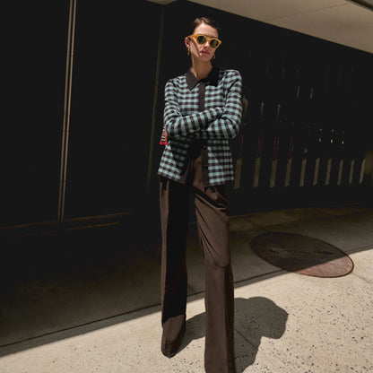 Bia Pleated Trouser - Air Twill :: Date