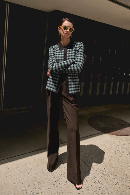 Bia Pleated Trouser - Air Twill :: Date