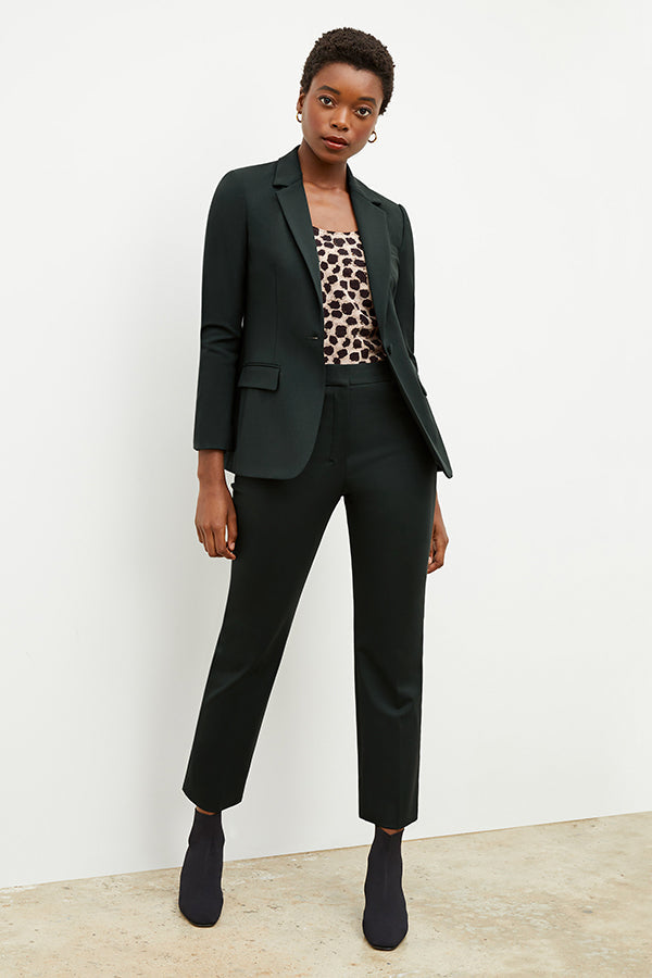 Yiyan Blazer - Wool Twill :: Forest